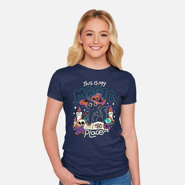 Magic Place-Womens-Fitted-Tee-yumie