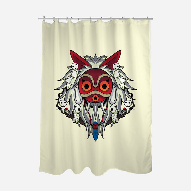 Masked Princess-None-Polyester-Shower Curtain-fanfreak1