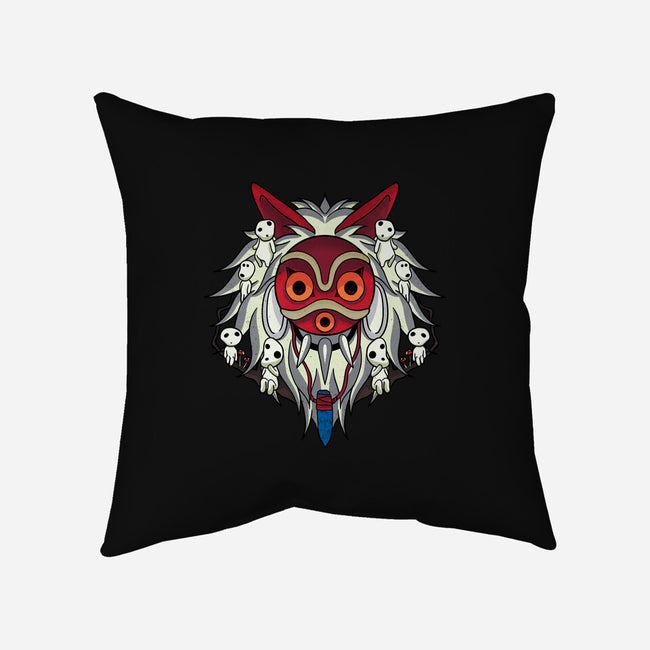 Masked Princess-None-Removable Cover w Insert-Throw Pillow-fanfreak1