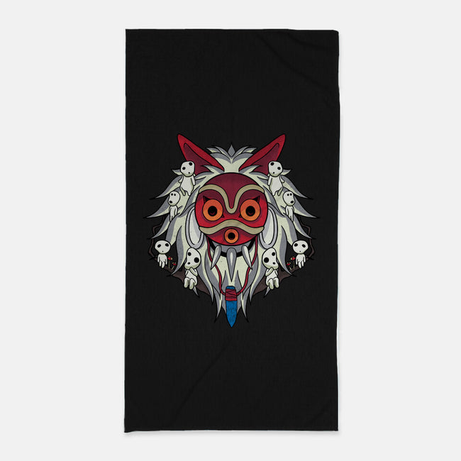 Masked Princess-None-Beach-Towel-fanfreak1