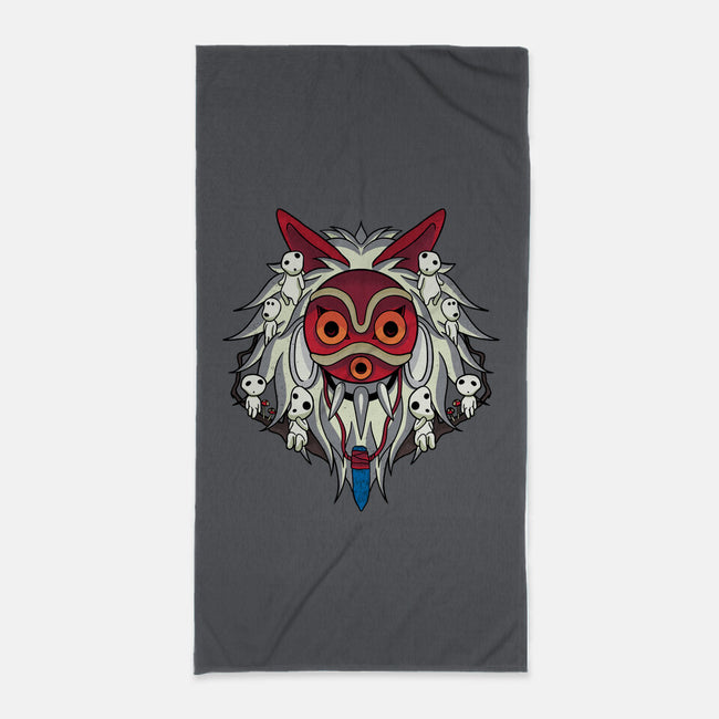 Masked Princess-None-Beach-Towel-fanfreak1