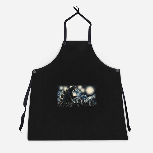 Starry Kaiju-Unisex-Kitchen-Apron-fanfreak1