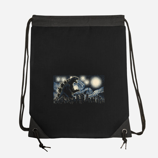 Starry Kaiju-None-Drawstring-Bag-fanfreak1