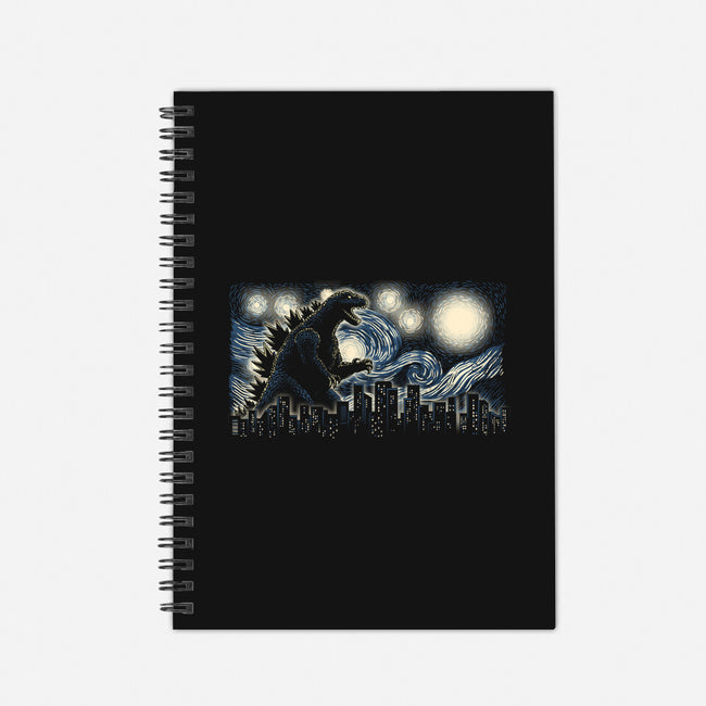 Starry Kaiju-None-Dot Grid-Notebook-fanfreak1