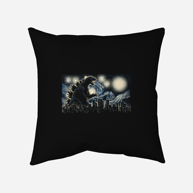 Starry Kaiju-None-Removable Cover w Insert-Throw Pillow-fanfreak1