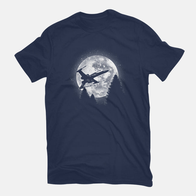 Moonlight Fighter-Womens-Basic-Tee-fanfreak1