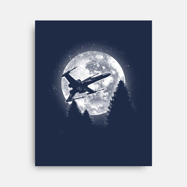 Moonlight Fighter-None-Stretched-Canvas-fanfreak1