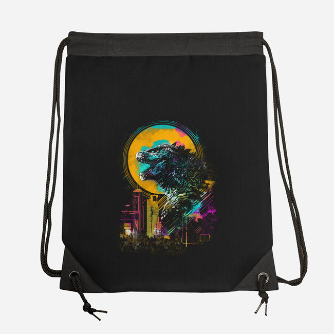 The Mighty Kaiju-None-Drawstring-Bag-kharmazero