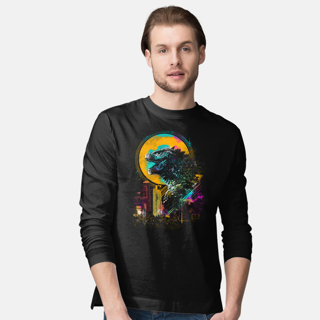 The Mighty Kaiju-Mens-Long Sleeved-Tee-kharmazero