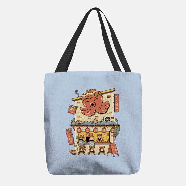 Takoyaki House-None-Basic Tote-Bag-vp021