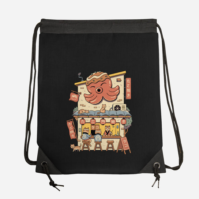 Takoyaki House-None-Drawstring-Bag-vp021