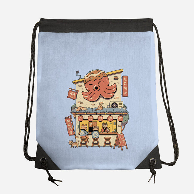 Takoyaki House-None-Drawstring-Bag-vp021