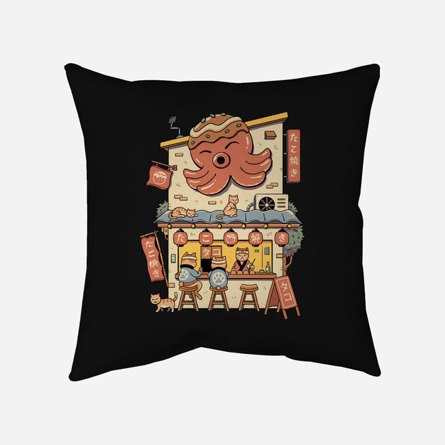 Takoyaki House-None-Non-Removable Cover w Insert-Throw Pillow-vp021