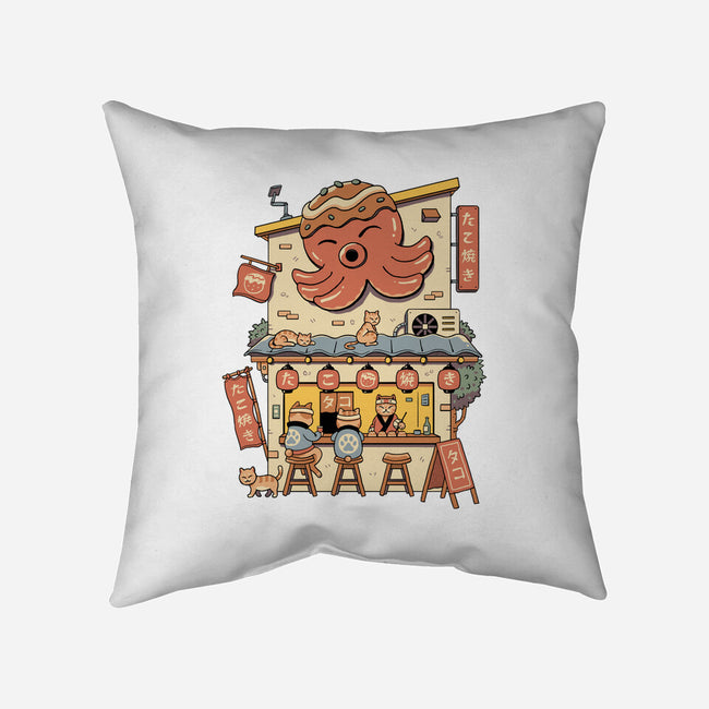 Takoyaki House-None-Non-Removable Cover w Insert-Throw Pillow-vp021