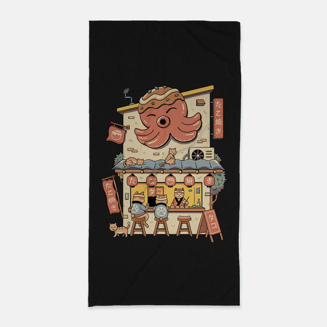 Takoyaki House-None-Beach-Towel-vp021