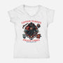 Pirata Codex-Womens-V-Neck-Tee-glitchygorilla