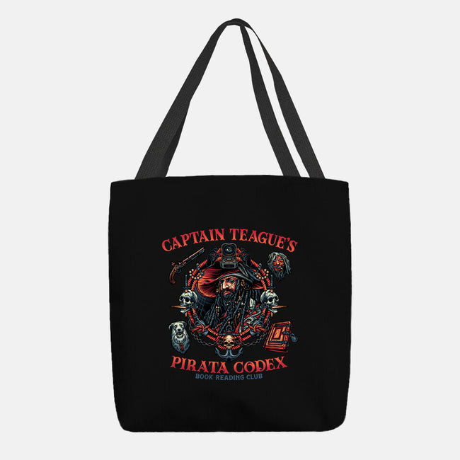 Pirata Codex-None-Basic Tote-Bag-glitchygorilla