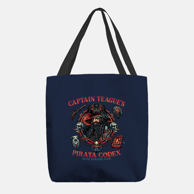 Pirata Codex-None-Basic Tote-Bag-glitchygorilla