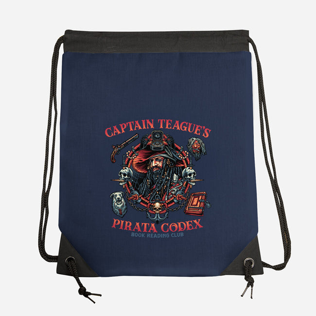 Pirata Codex-None-Drawstring-Bag-glitchygorilla