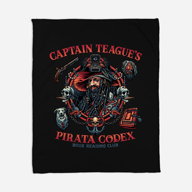 Pirata Codex-None-Fleece-Blanket-glitchygorilla