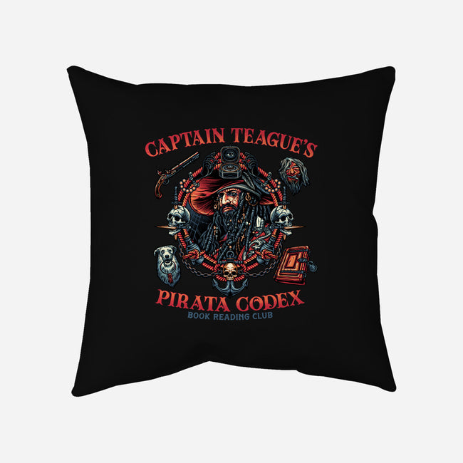 Pirata Codex-None-Non-Removable Cover w Insert-Throw Pillow-glitchygorilla