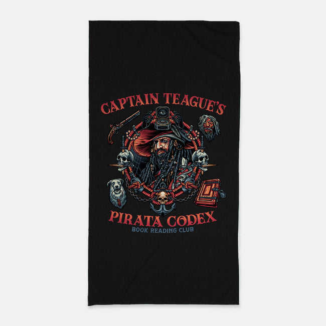 Pirata Codex-None-Beach-Towel-glitchygorilla