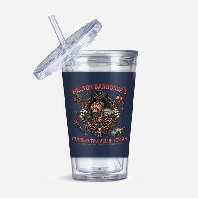 Cursed Travel And Tours-None-Acrylic Tumbler-Drinkware-glitchygorilla