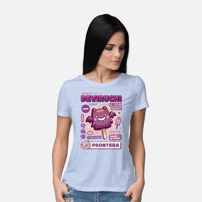 Deviruchi Ice Cream-Womens-Basic-Tee-LAGELANTEE