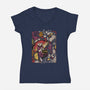 Cozy Autumn-Womens-V-Neck-Tee-Ewel