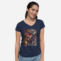 Cozy Autumn-Womens-V-Neck-Tee-Ewel