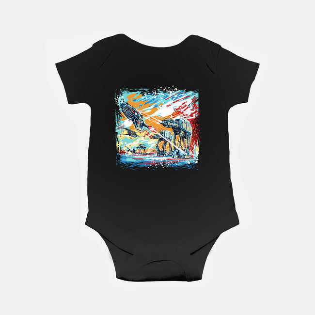 Hoth Painting-Baby-Basic-Onesie-zascanauta