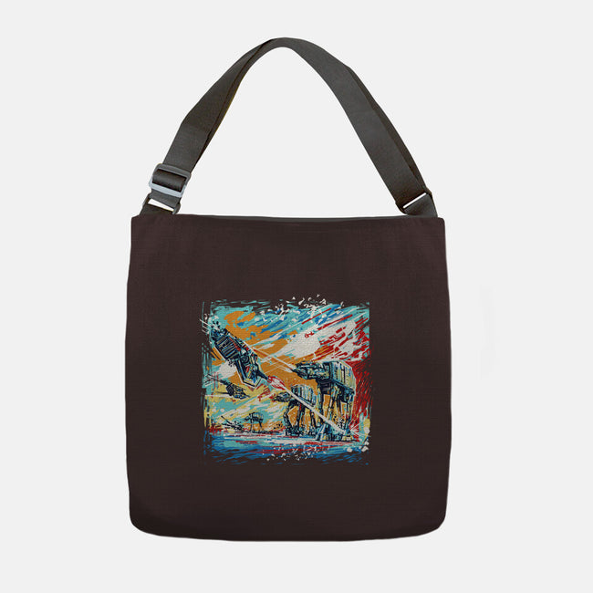 Hoth Painting-None-Adjustable Tote-Bag-zascanauta