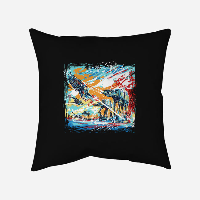 Hoth Painting-None-Non-Removable Cover w Insert-Throw Pillow-zascanauta