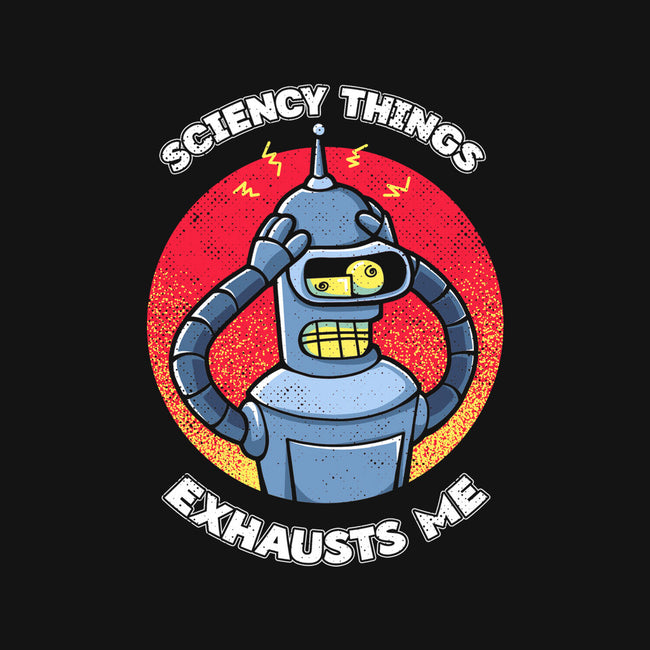 Sciency Things Exhausts Me-Dog-Basic-Pet Tank-grevalra