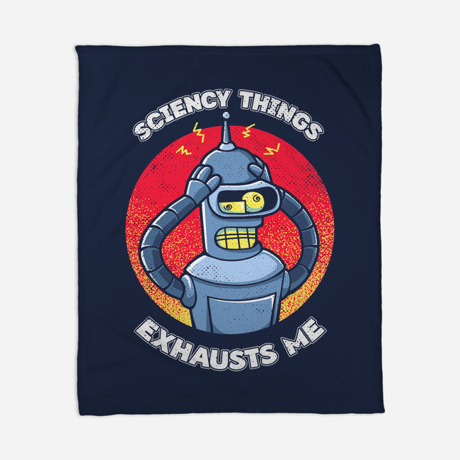 Sciency Things Exhausts Me-None-Fleece-Blanket-grevalra