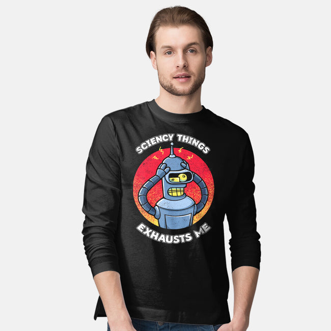 Sciency Things Exhausts Me-Mens-Long Sleeved-Tee-grevalra