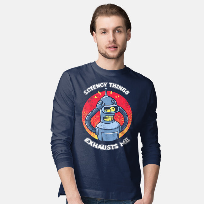 Sciency Things Exhausts Me-Mens-Long Sleeved-Tee-grevalra