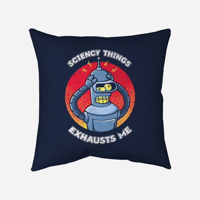 Sciency Things Exhausts Me-None-Non-Removable Cover w Insert-Throw Pillow-grevalra