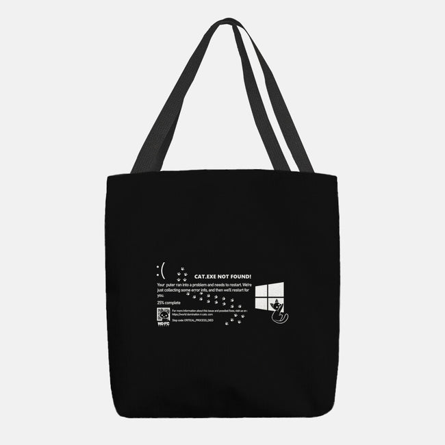 Cat Windows Crash-None-Basic Tote-Bag-worlddominationforcats