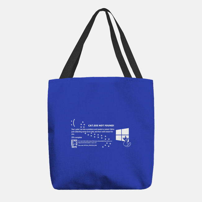 Cat Windows Crash-None-Basic Tote-Bag-worlddominationforcats