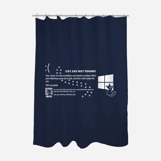 Cat Windows Crash-None-Polyester-Shower Curtain-worlddominationforcats