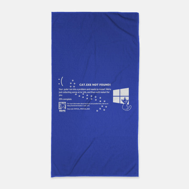 Cat Windows Crash-None-Beach-Towel-worlddominationforcats