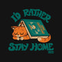 Rather Stay Home-Unisex-Baseball-Tee-worlddominationforcats