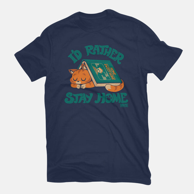 Rather Stay Home-Mens-Premium-Tee-worlddominationforcats