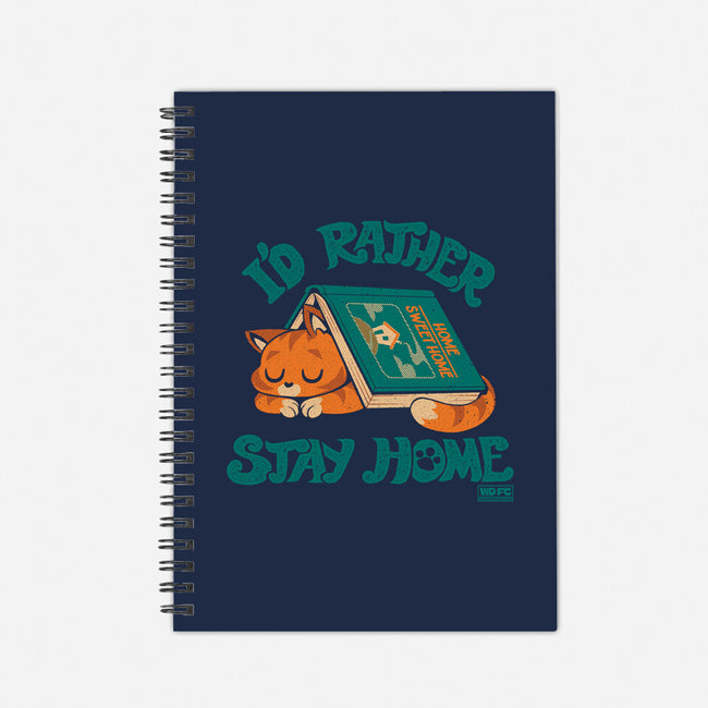 Rather Stay Home-None-Dot Grid-Notebook-worlddominationforcats