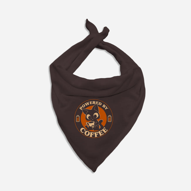 Powered By Coffee Cat-Cat-Bandana-Pet Collar-worlddominationforcats