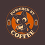 Powered By Coffee Cat-None-Fleece-Blanket-worlddominationforcats