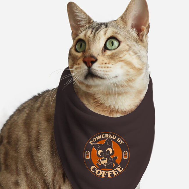 Powered By Coffee Cat-Cat-Bandana-Pet Collar-worlddominationforcats