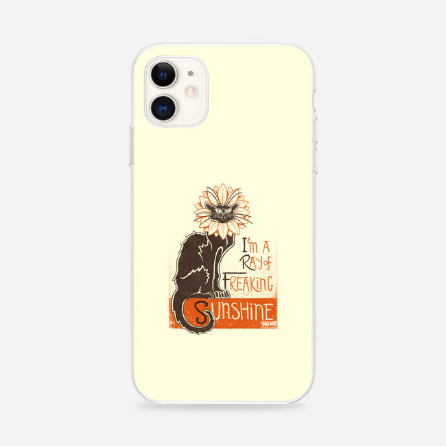 Ray Of Freaking Sunshine Cats-iPhone-Snap-Phone Case-worlddominationforcats