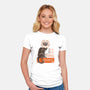 Ray Of Freaking Sunshine Cats-Womens-Fitted-Tee-worlddominationforcats